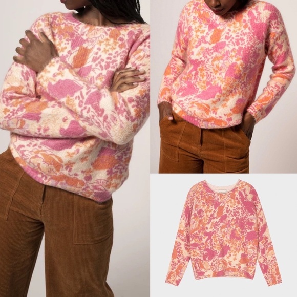 NWOT Frnch Paris Mohair Blend Sweater Size S/M - Picture 6 of 6